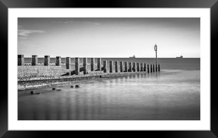 Majestic Wooden Barrier Framed Mounted Print by DAVID FRANCIS