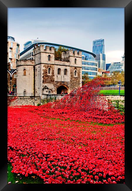 Tower of London England UK Framed Print by Andy Evans Photos
