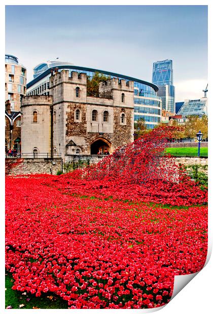 Tower of London England UK Print by Andy Evans Photos