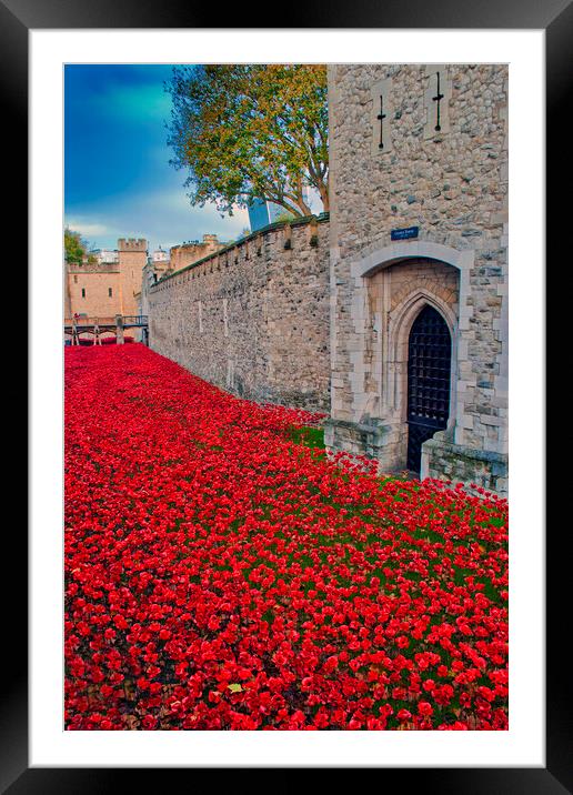 Tower of London England UK Framed Mounted Print by Andy Evans Photos