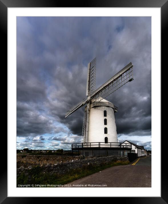 Blennerville Windmill Framed Mounted Print by DiFigiano Photography