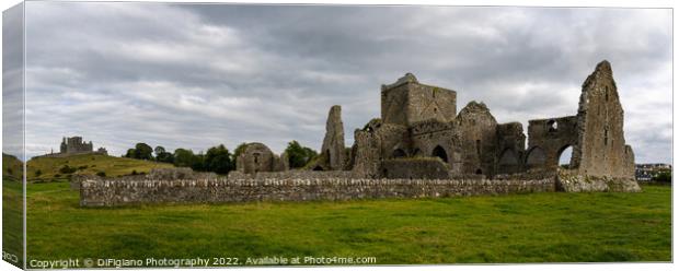 Hore Abbey Panorama Canvas Print by DiFigiano Photography