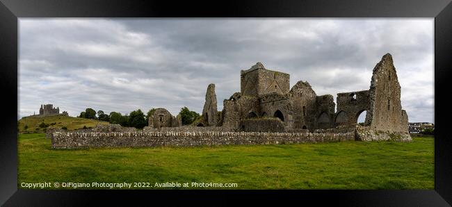 Hore Abbey Panorama Framed Print by DiFigiano Photography