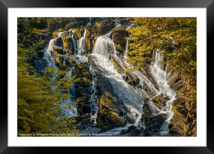 Swallow Falls Framed Mounted Print by DiFigiano Photography