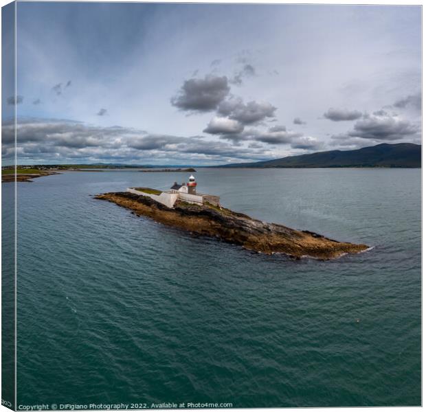 Fenit Lighthouse Canvas Print by DiFigiano Photography