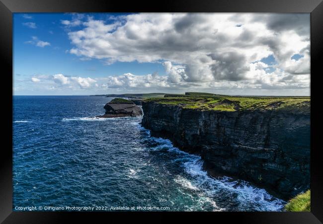 The Cliffs of Kilkee Framed Print by DiFigiano Photography