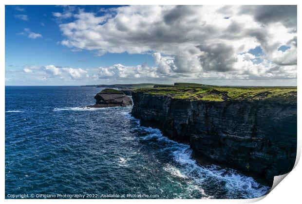 The Cliffs of Kilkee Print by DiFigiano Photography