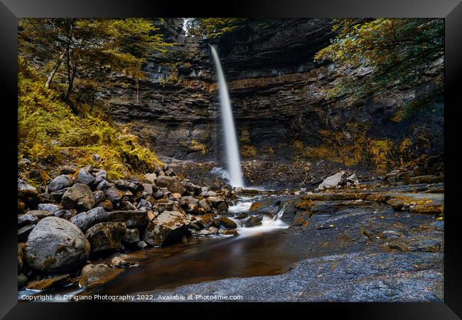 Autumn at Hardraw Force Framed Print by DiFigiano Photography