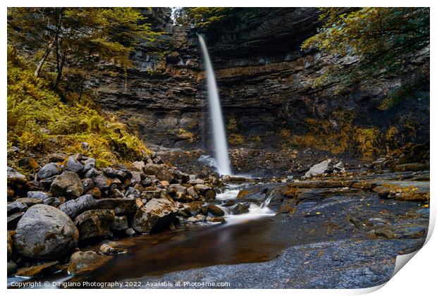 Autumn at Hardraw Force Print by DiFigiano Photography