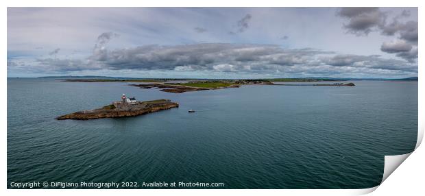 Fenit Lighthouse Panorama Print by DiFigiano Photography
