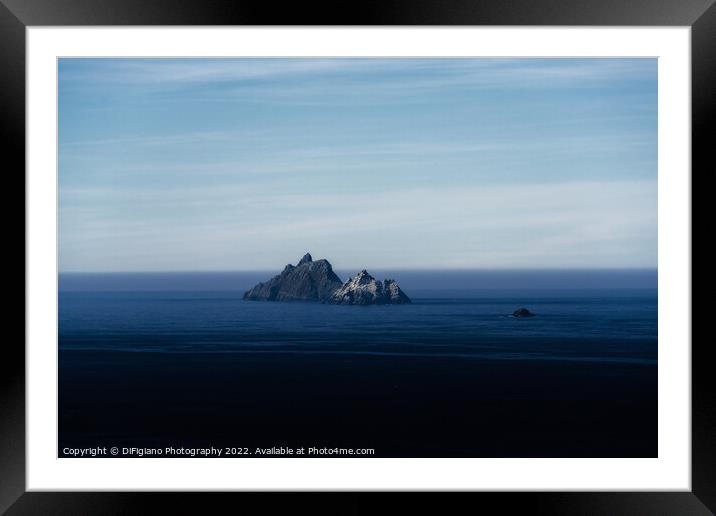 Little Skellig Island Framed Mounted Print by DiFigiano Photography