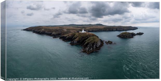 Strumble Head Panorama Canvas Print by DiFigiano Photography