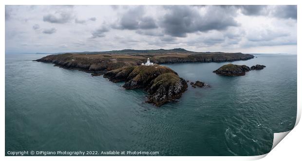 Strumble Head Panorama Print by DiFigiano Photography