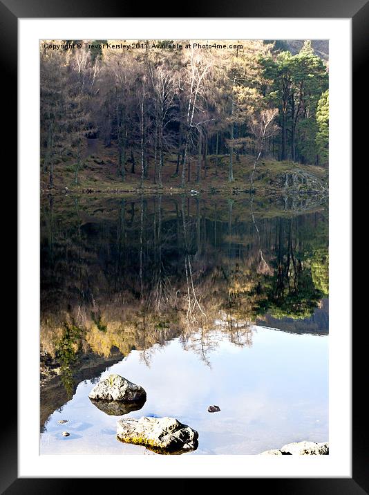 Reflections Framed Mounted Print by Trevor Kersley RIP