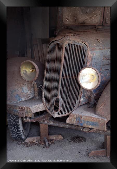 Rusty Vintage 1930's Light Truck Framed Print by Imladris 