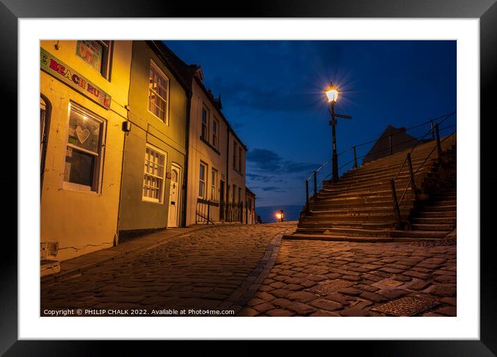 Whitby steps 771  Framed Mounted Print by PHILIP CHALK