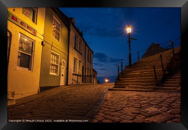 Whitby steps 771  Framed Print by PHILIP CHALK