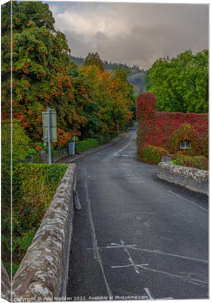 Pont Fawr - Inigo Jones Bridge Canvas Print by Paul Madden