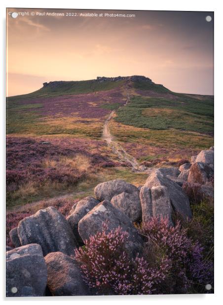 Higger Tor Acrylic by Paul Andrews
