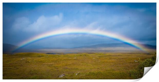 Rainbow at Glencoe Print by Duncan Loraine
