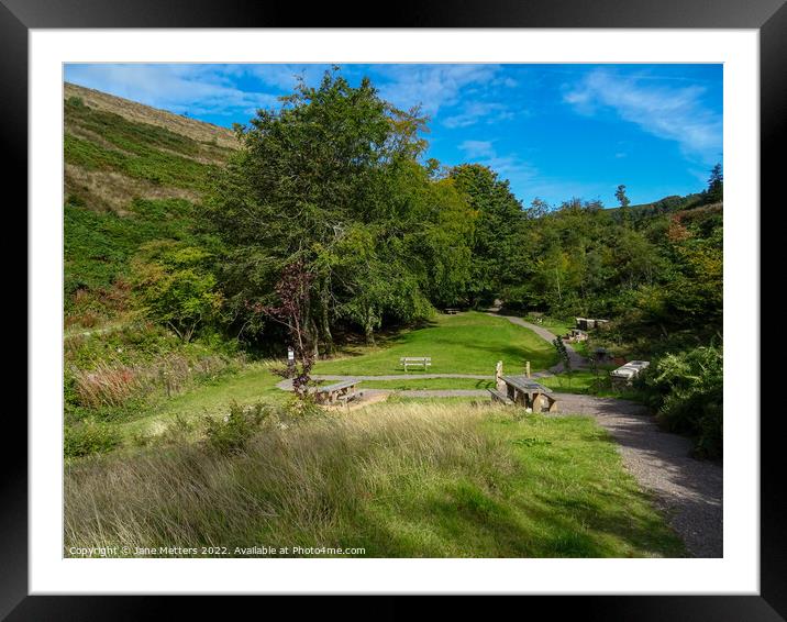 Picnic Area  Framed Mounted Print by Jane Metters