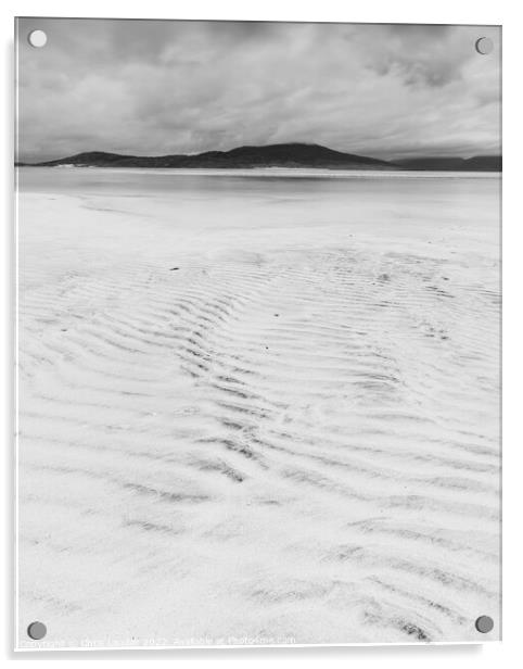 Seilebost ripples Acrylic by Chris Lauder