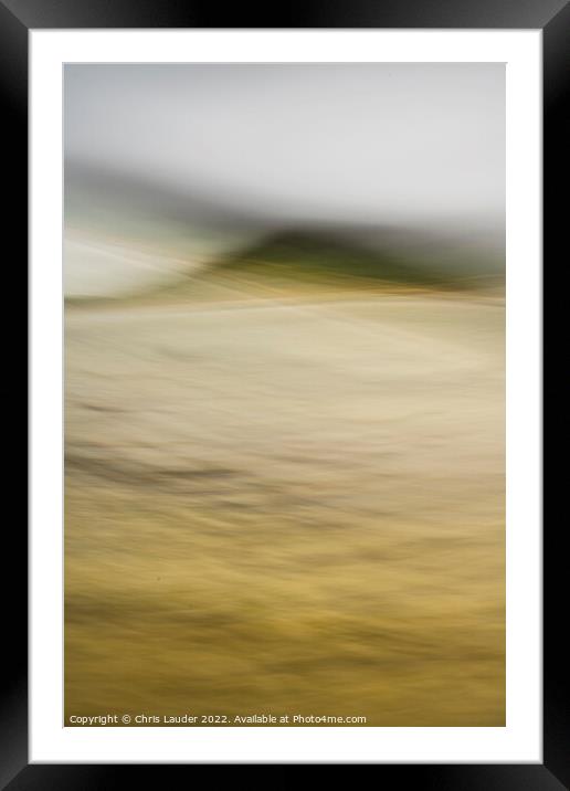 Misty Mountains Rise Framed Mounted Print by Chris Lauder