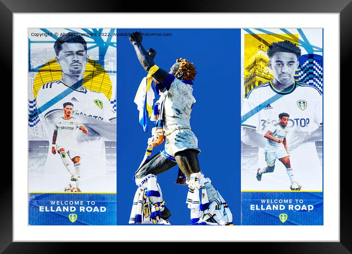 Welcome To Elland Road  Framed Mounted Print by Alison Chambers