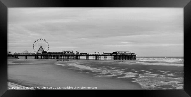 Majestic Central Pier in Blackpool Framed Print by Rodney Hutchinson
