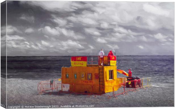 Life Guards Canvas Print by Horace Goodenough