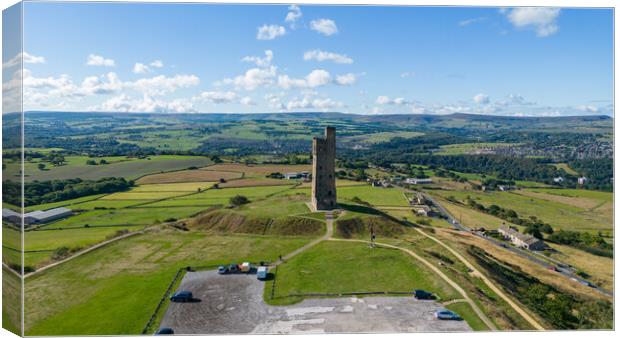 Castle Hill From The Air Canvas Print by Apollo Aerial Photography