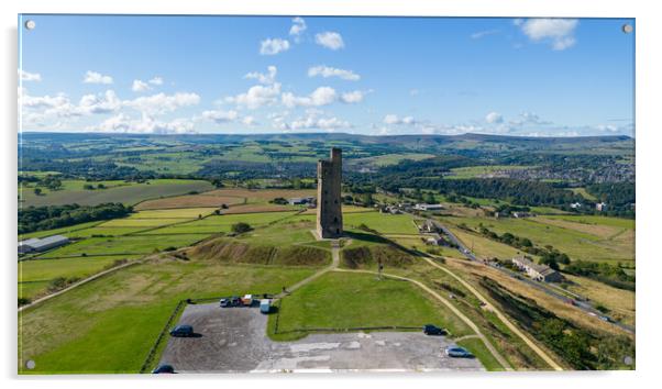 Castle Hill From The Air Acrylic by Apollo Aerial Photography