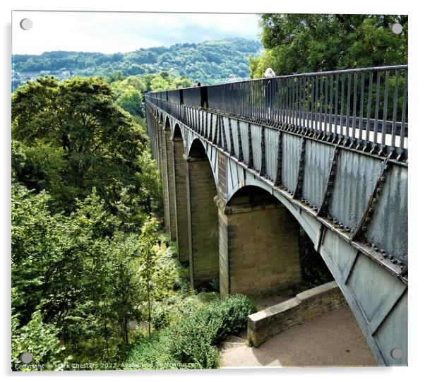 Pontcysyllte Aqueduct, Llangollen Acrylic by Mark Chesters