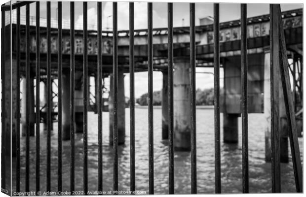 Greenwich TfL Electric Power Station Canvas Print by Adam Cooke