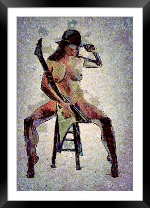 Passion in rock alternative one Framed Mounted Print by Dimitrios Paterakis