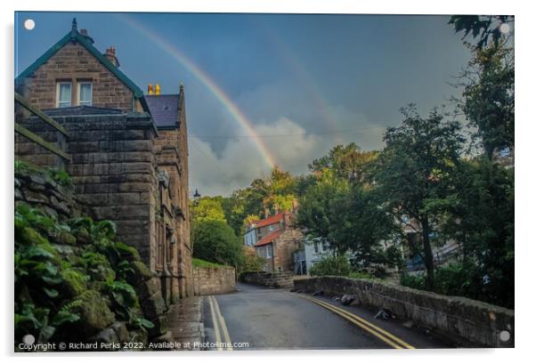 Yorkshire Rainbows Acrylic by Richard Perks
