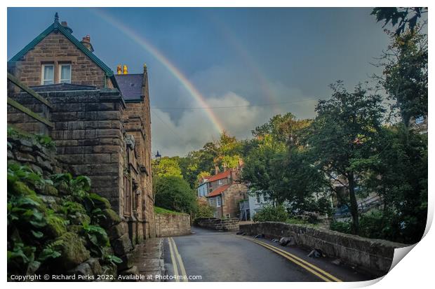 Yorkshire Rainbows Print by Richard Perks