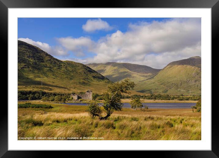 The Historic Echoes of Kilchurn Castle Framed Mounted Print by Gilbert Hurree
