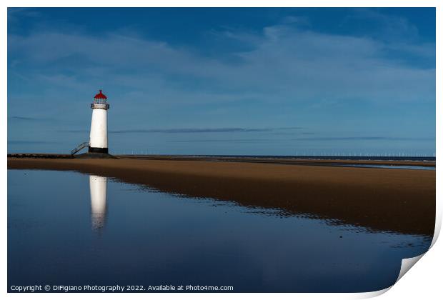 Point of Ayr Lighthouse Print by DiFigiano Photography
