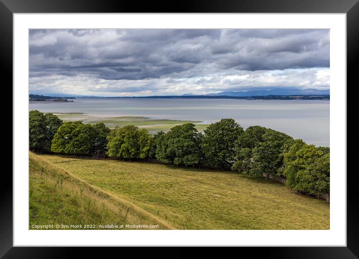View along the Forth Framed Mounted Print by Jim Monk