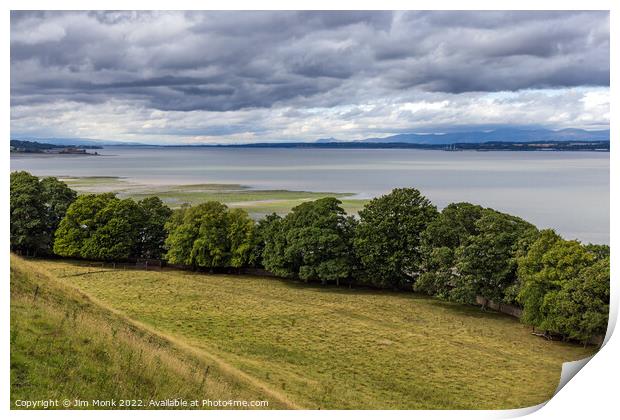 View along the Forth Print by Jim Monk