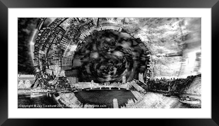 London's Eye Framed Mounted Print by Jay Ticehurst