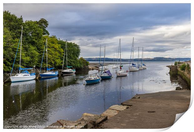 Cramond Port and Harbour Print by Jim Monk