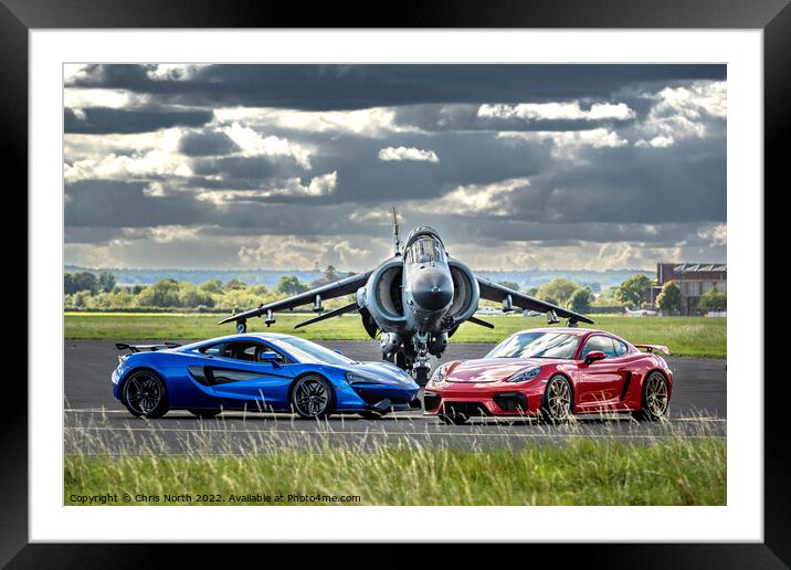 Speed Machines. Framed Mounted Print by Chris North