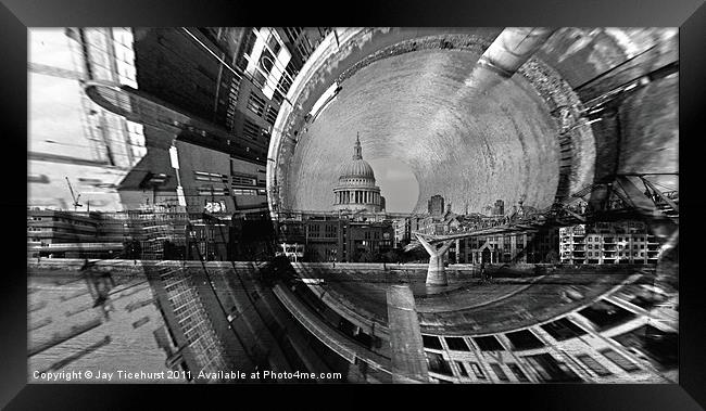 London Oculars Framed Print by Jay Ticehurst