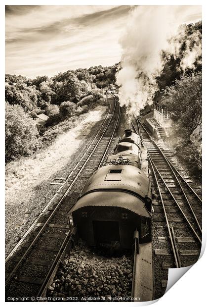 Days of steam (2) Print by Clive Ingram