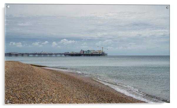Brighton Seafront,  Pier,  Acrylic by kathy white
