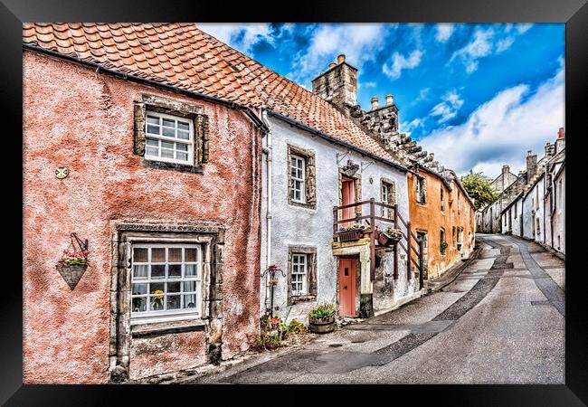 Quaint Culross Framed Print by Valerie Paterson