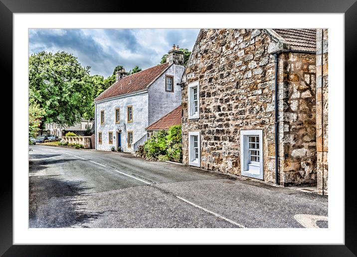 Town of Culross  Framed Mounted Print by Valerie Paterson