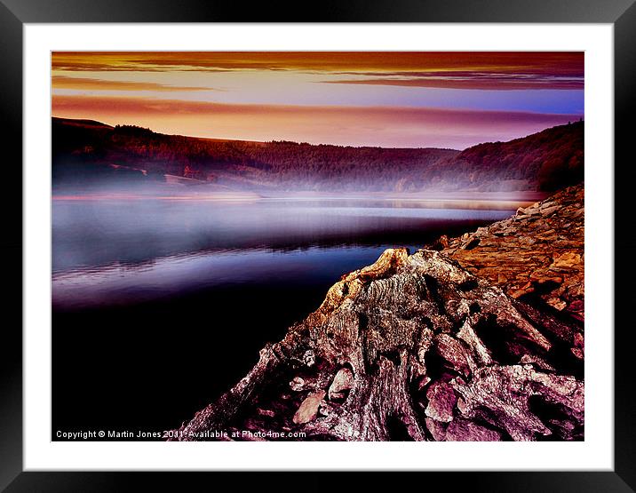 Dawn Mist over the Bower Framed Mounted Print by K7 Photography